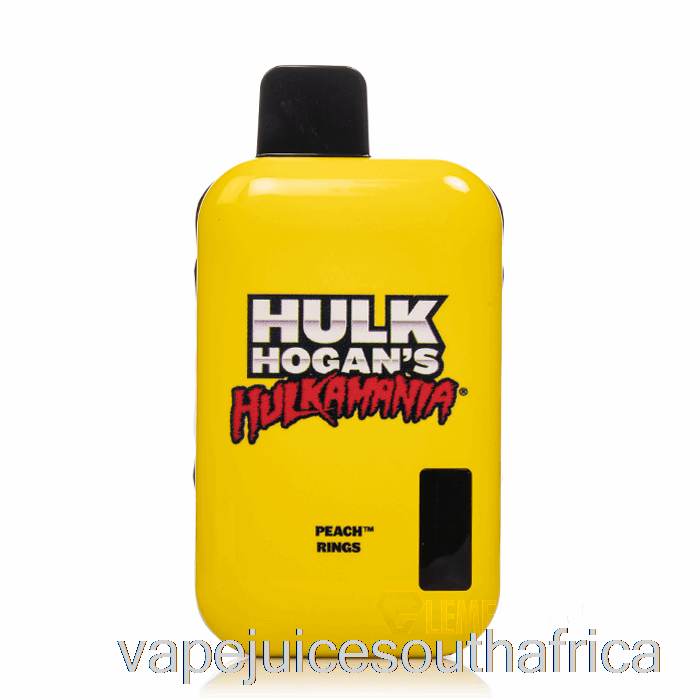 Vape Juice South Africa Hulk Hogan Hulkamania 8000 Disposable Peach Rings
